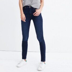 Madewell Petite 10" High-Rise Skinny Jeans in Hayes Wash, 27P
